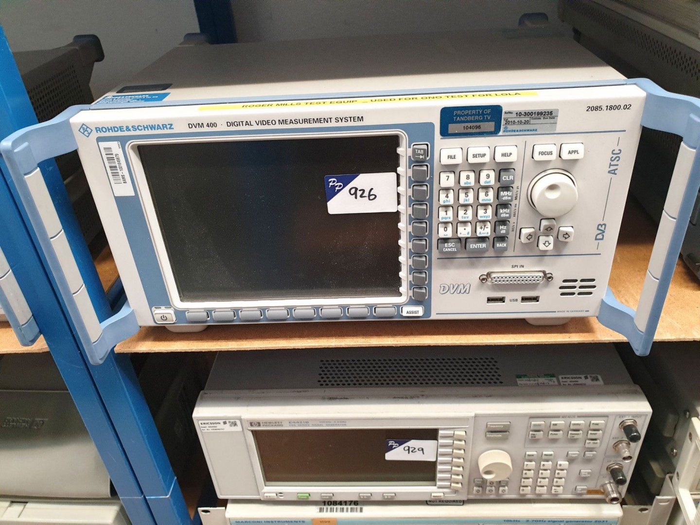 Rohde & Schwarz DVM400 digital video measurement s...