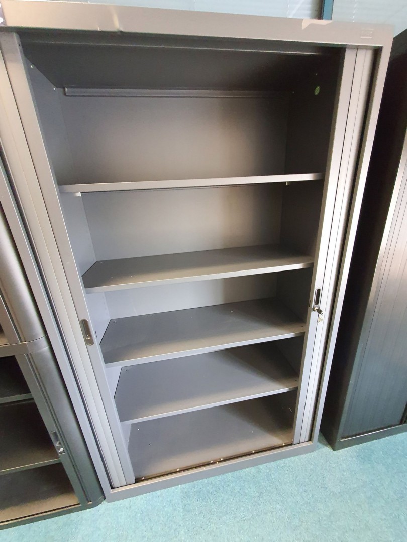 Ekwo grey multishelf storage cupboard, 450x1200x20...