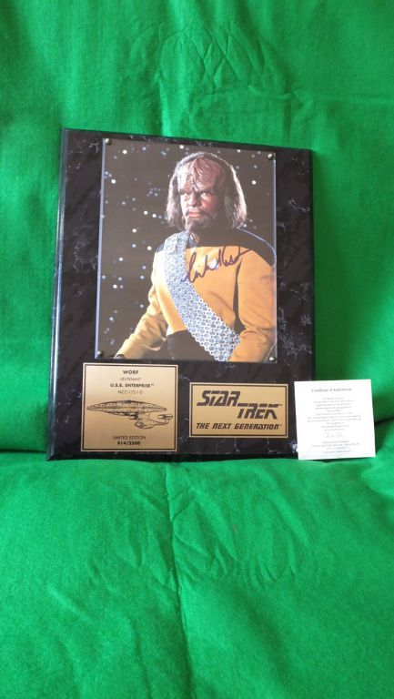 Star Trek Next Generation 'Worf' limited edition p...