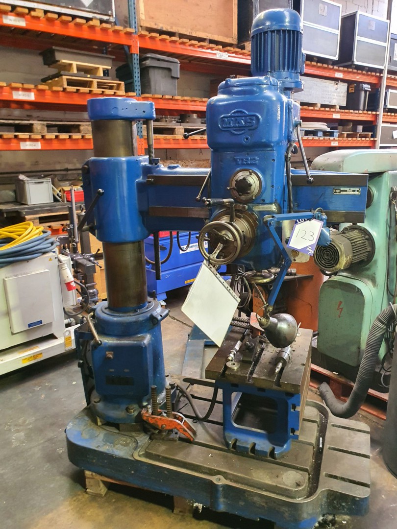 Mas VR2 radial drill, 90-4500rpm, 500x450mm box ta...