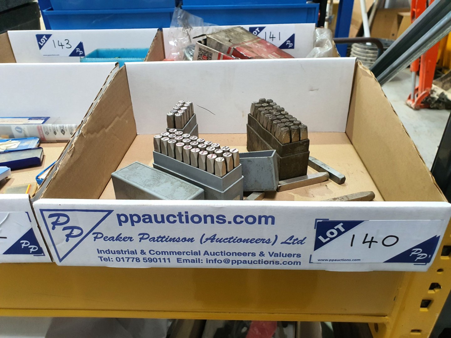 Qty various number & letter stamps etc - Lot Locat...