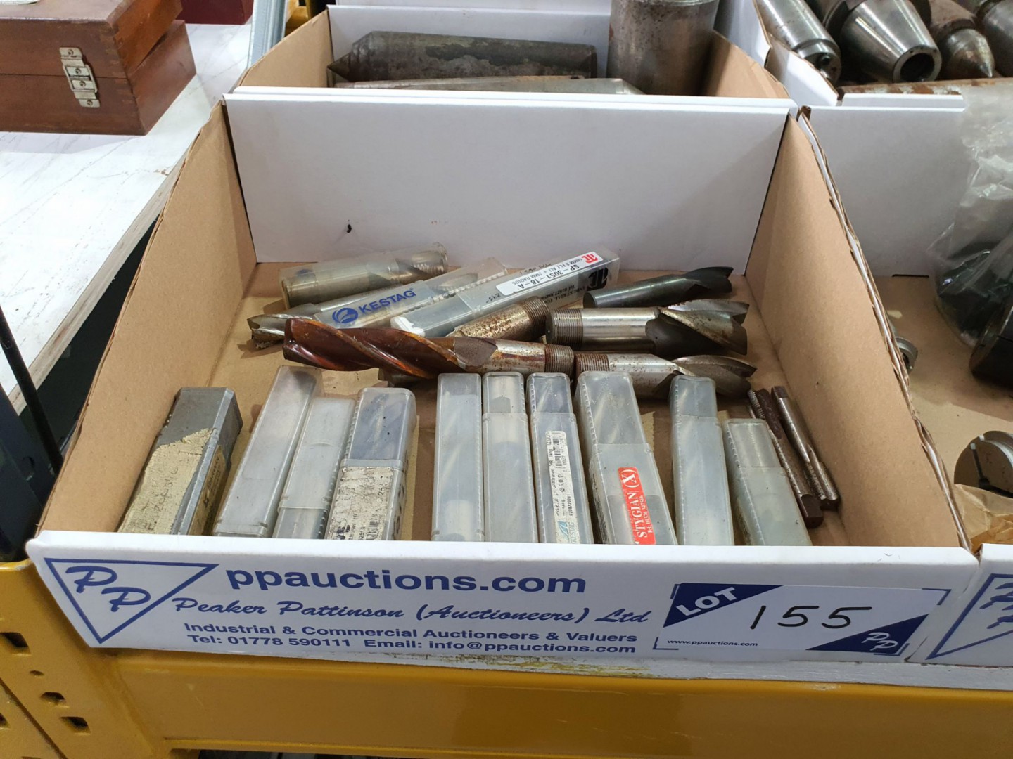 Qty various HSS end mills etc to 25mm - Lot Locate...