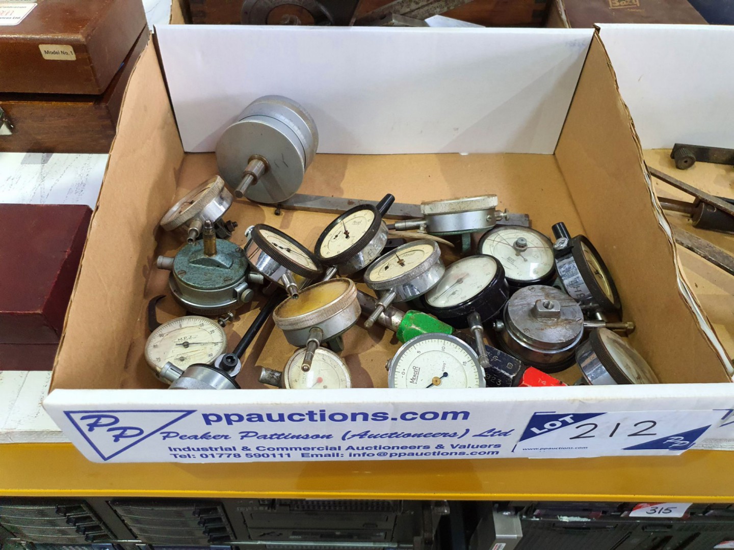 Qty various dial gauges inc: John Bull, Mercer, Ba...