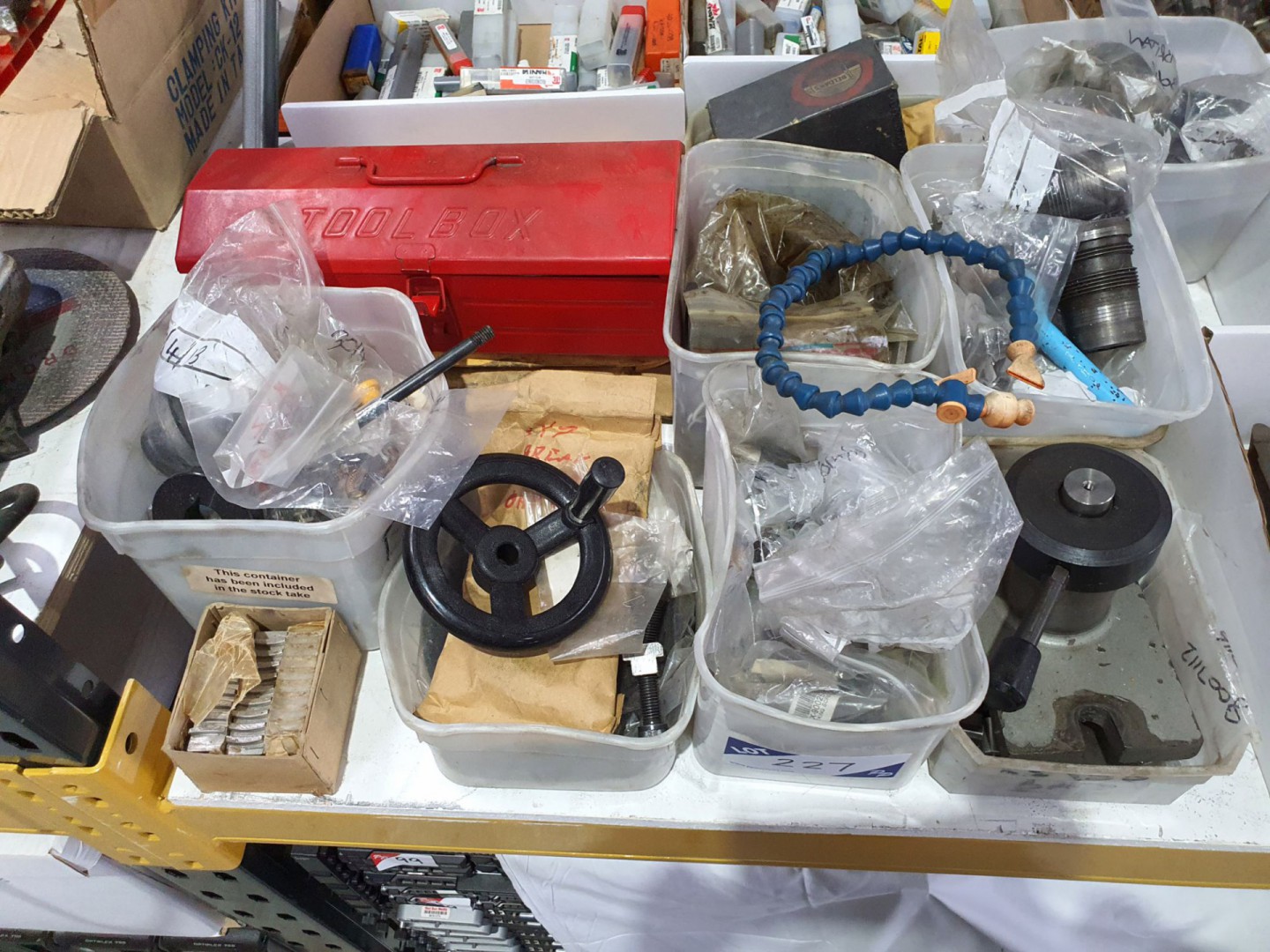 Qty various XYZ spares inc: belts, handles, brake...