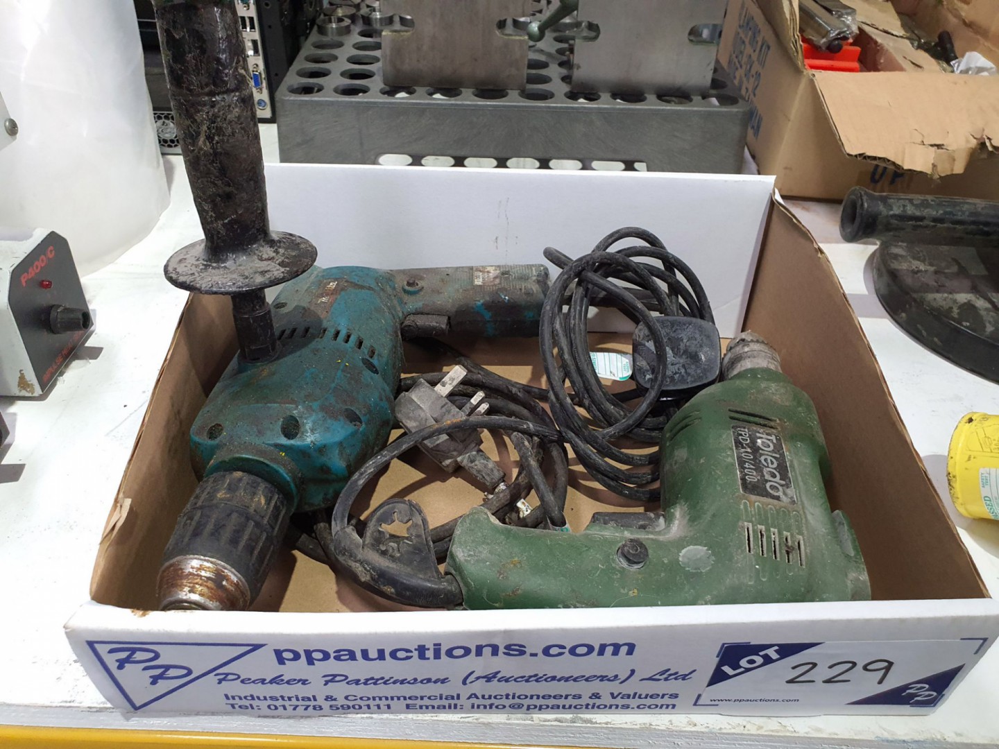 Makita, Toledo TPD-10/400 electric drills, 240v -...