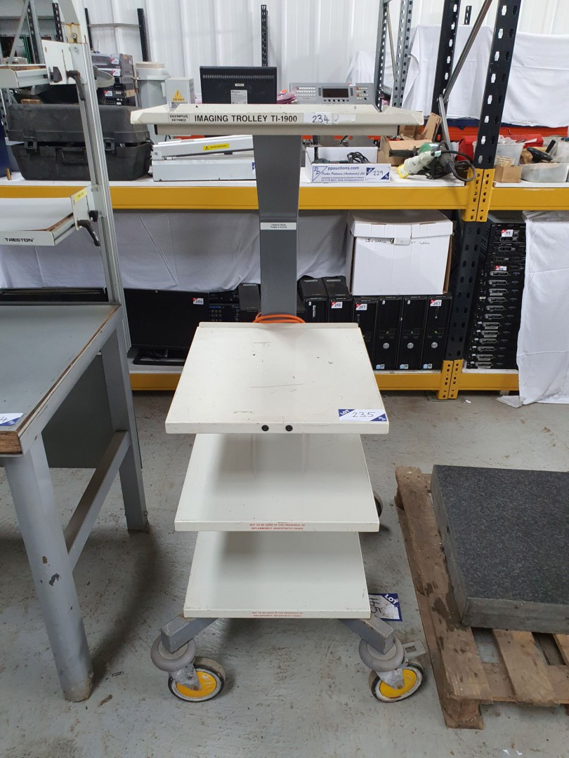 Olympus Keymed TI-1900 imaging trolley, 600x650x14...