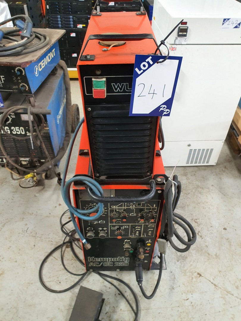 Kemppi Kempotig AC/DC 250 tig welder, 250A with C1...