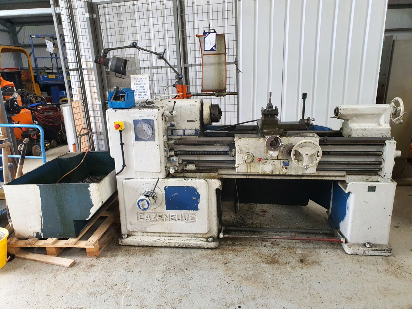 Cazeneuve centre lathe, 8" CH x 40" b.c., 20-1600r...