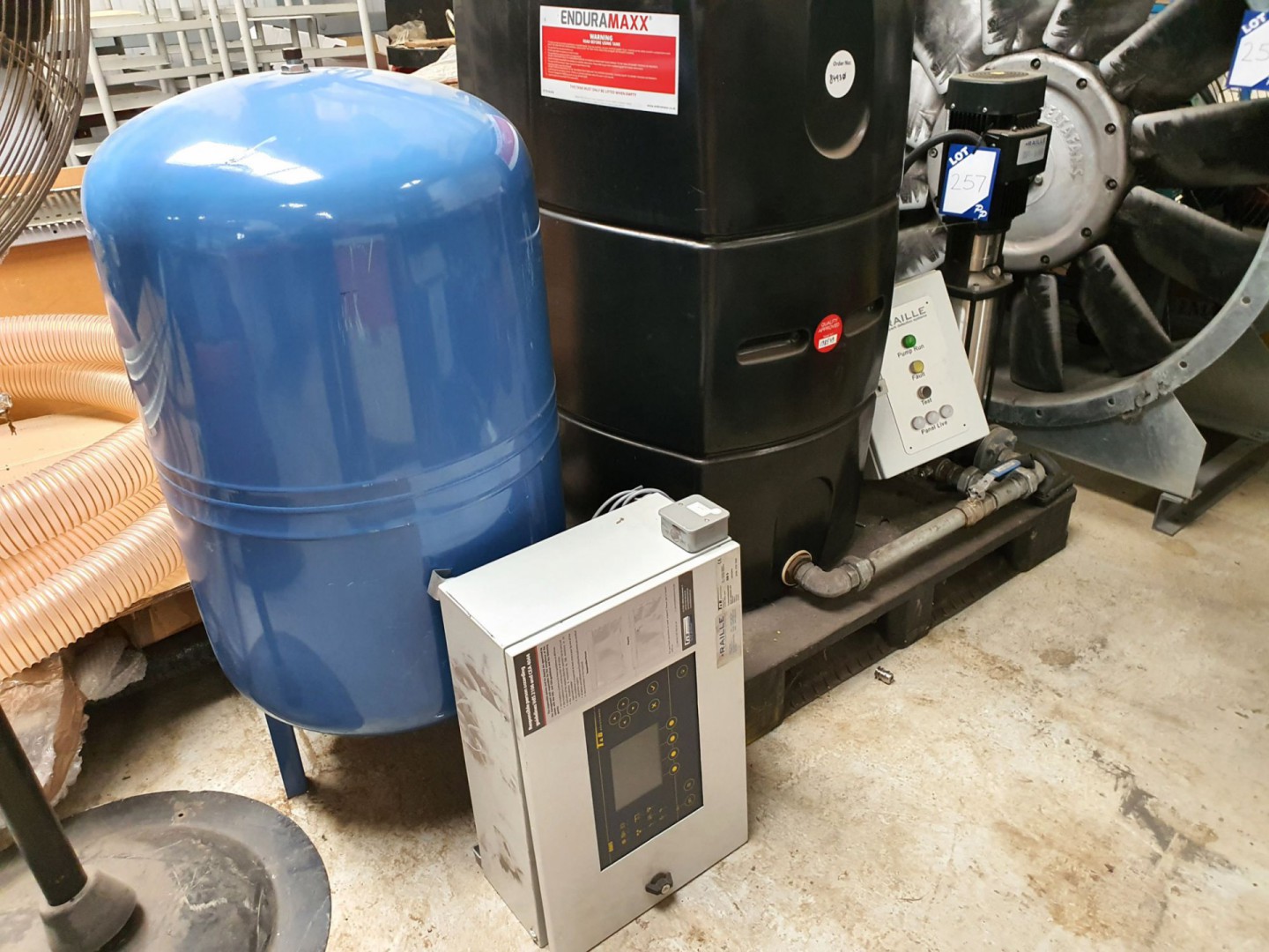 Raille spark detection system inc: pump, control p...