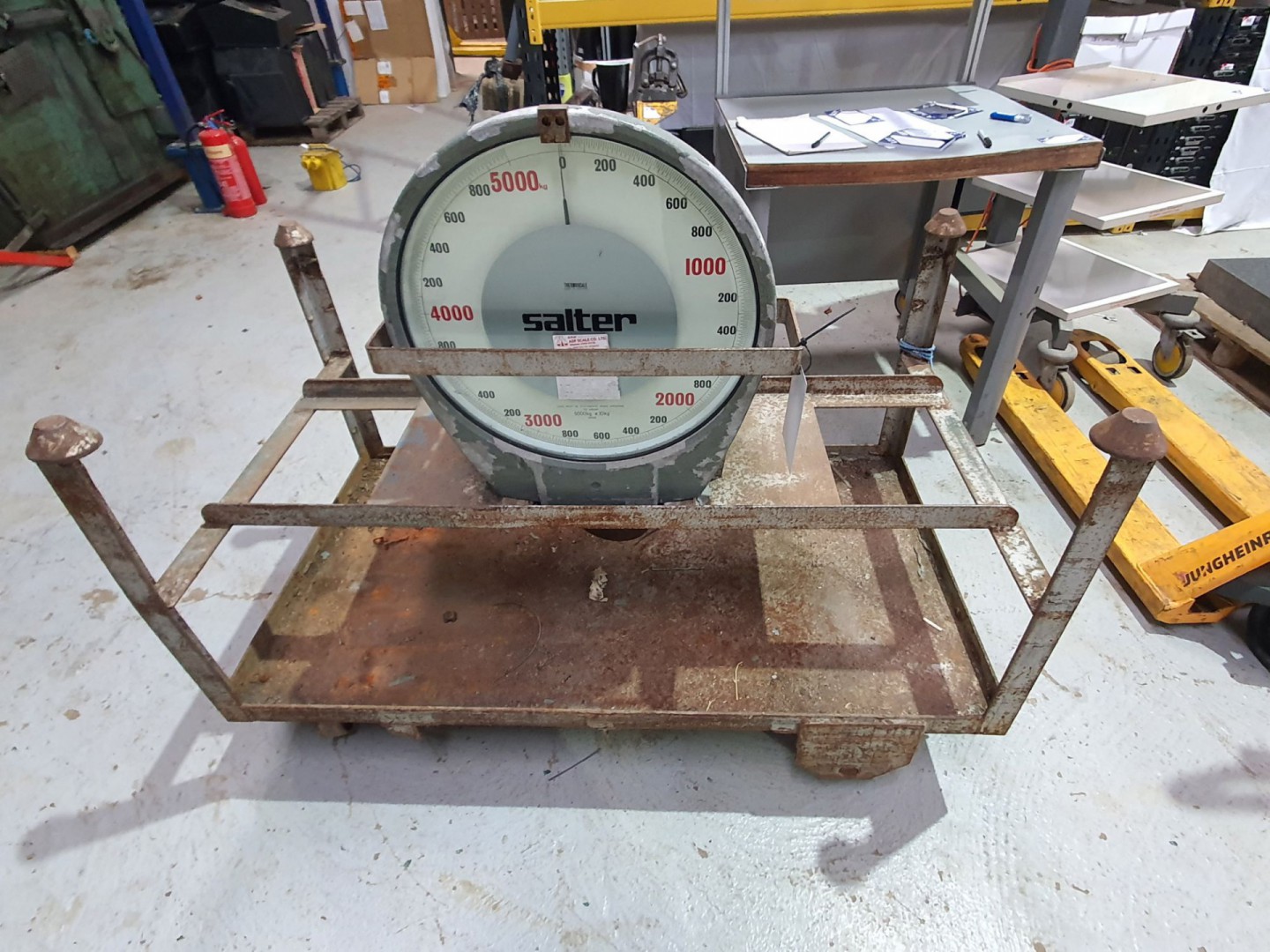 Salter D6026 crane weight scales, 5000kg capacity...