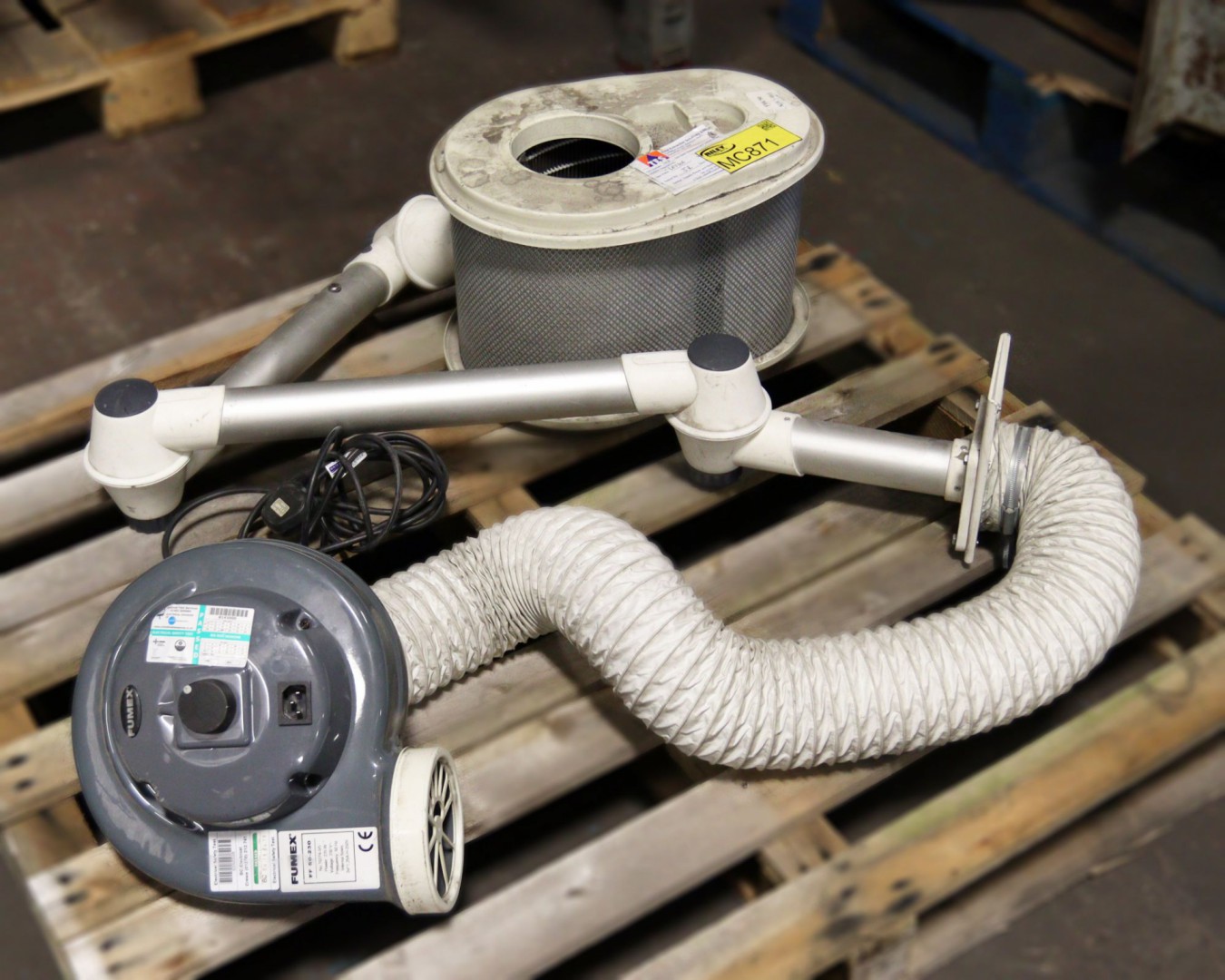 Fumex FF50-230 extractor with cartridge filter, va...