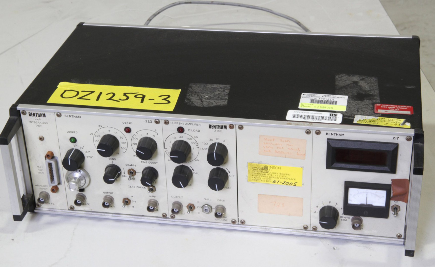 Bentham 228 / 223 / 210E / 217 amplifier - Lot Loc...