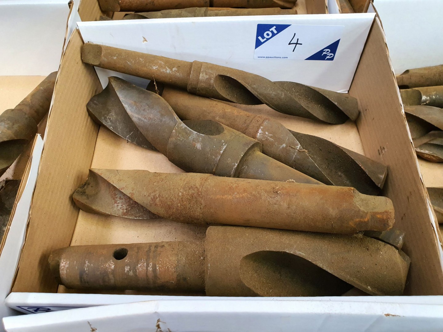 Qty various HSS taper shank drills to 3" approx -...