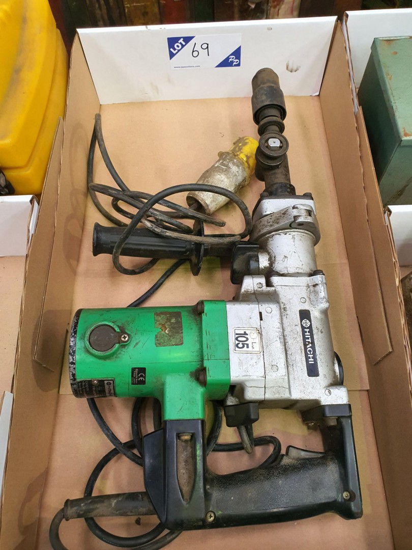 Hitachi Koki DH-28V hammer drill inc: SDS attachme...
