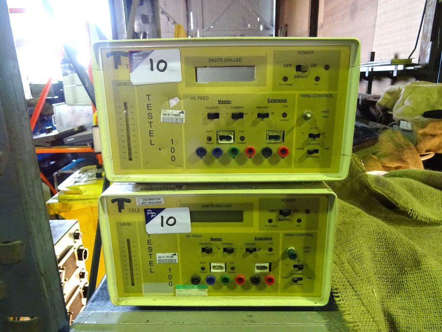 2x Tele-Products Testel 100 telephone testers - lo...
