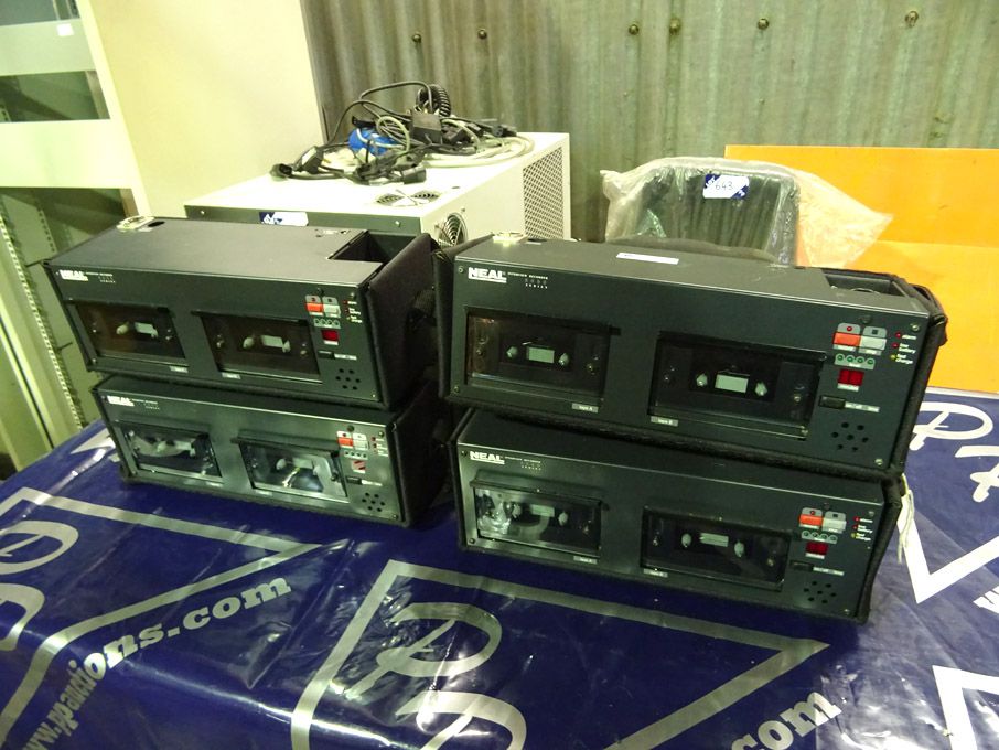 4x Neal 8000 interview recorders - lot located at:...