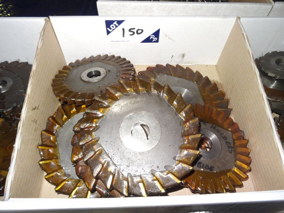 Qty various HSS side & face milling cutters to 6 1...