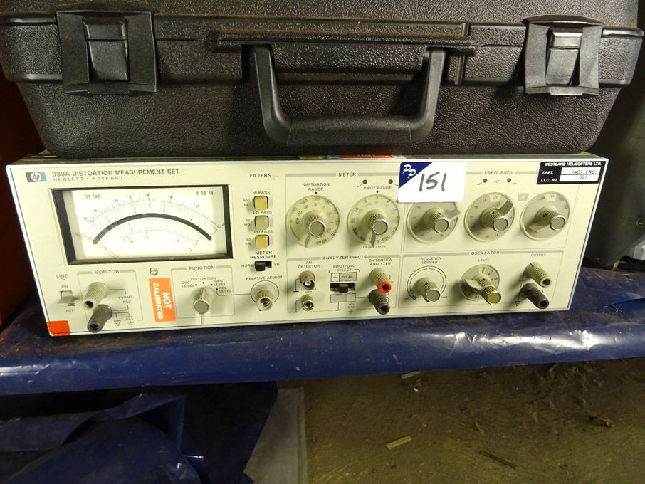HP 339A distortion measurement set - lot located a...