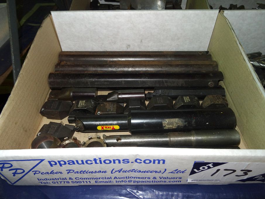 Qty various turning bars & tip holders - lot locat...