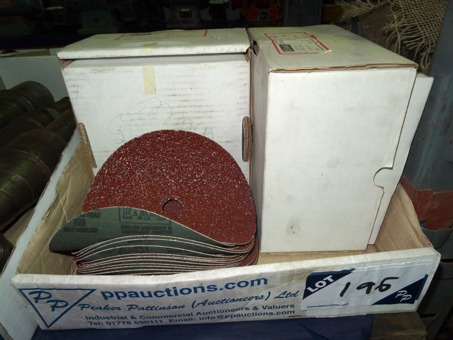 Qty EAC 178mm dia abrasive grinding discs (unused)...