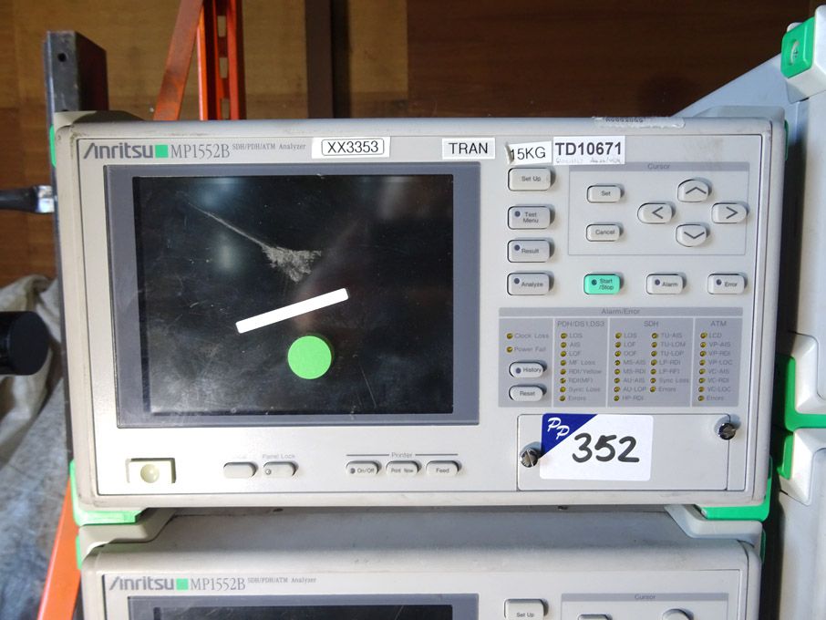 Anritsu MP1552B SDH / PDH / ATM analyser - lot loc...