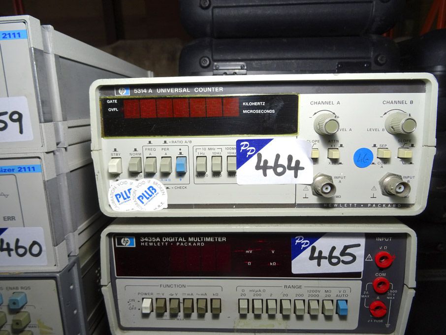 HP 5314A universal counter - lot located at: PP Sa...