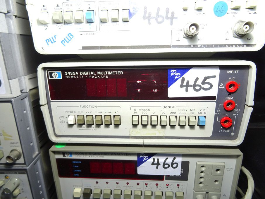 HP 3435A digital multimeter - lot located at: PP S...