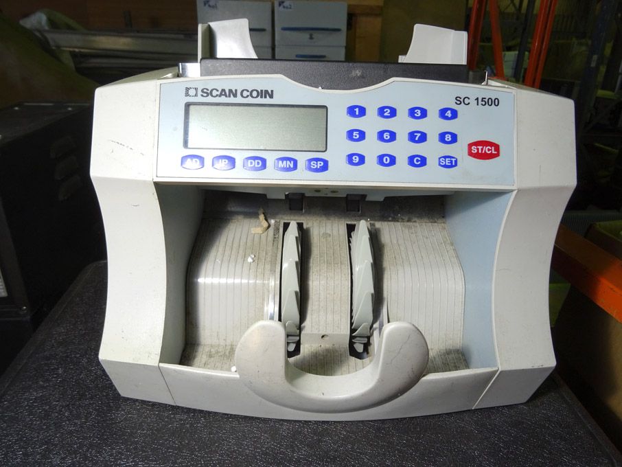 Scan Coin SC1500 electronic note counter - lot loc...