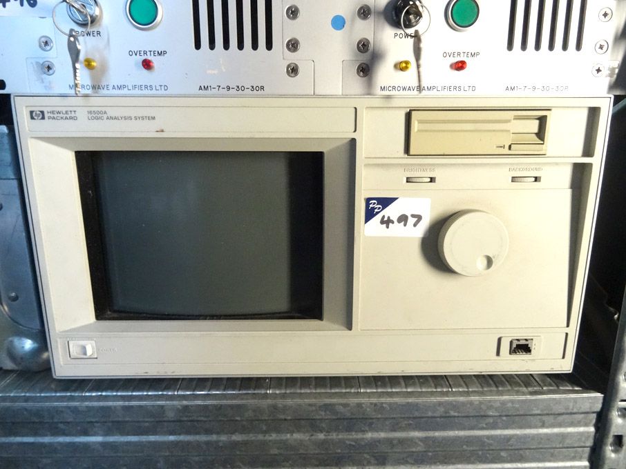 HP 16500A logic analysis system with pods etc - lo...