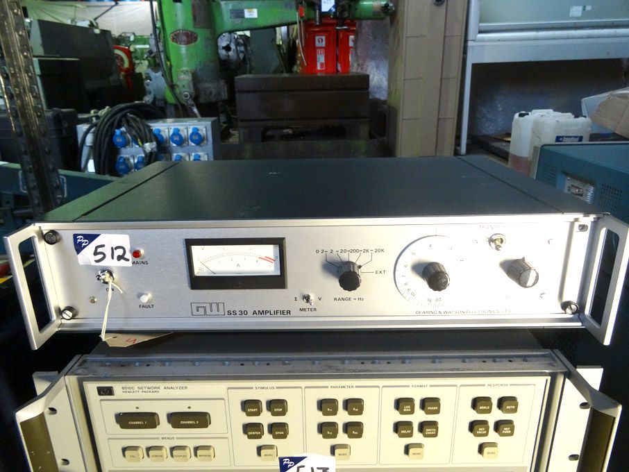 Gearing & Watson SS30 amplifier - lot located at:...