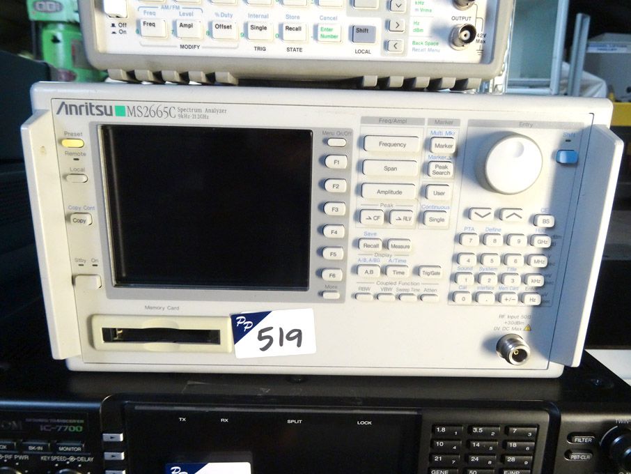 Anritsu MS2665C spectrum analyser, 9kHz - 21.2GHz...