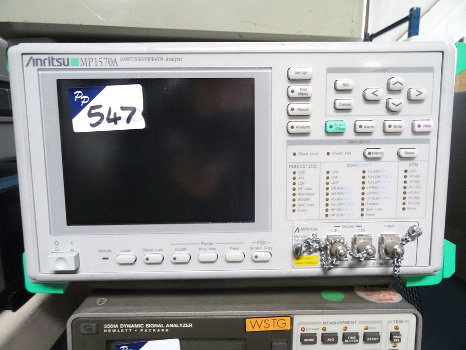 Anritsu MP1570A Sonet /SDH/PDH/ATM analyser with M...
