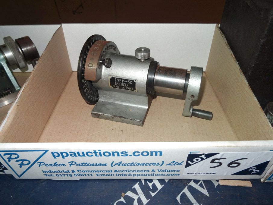 PF-5C spin index grinding attachment - lot located...