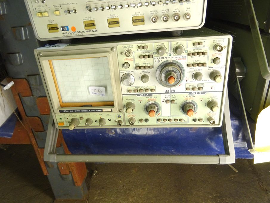 Iwatsu 5711 oscilloscope, 100MHz - lot located at:...
