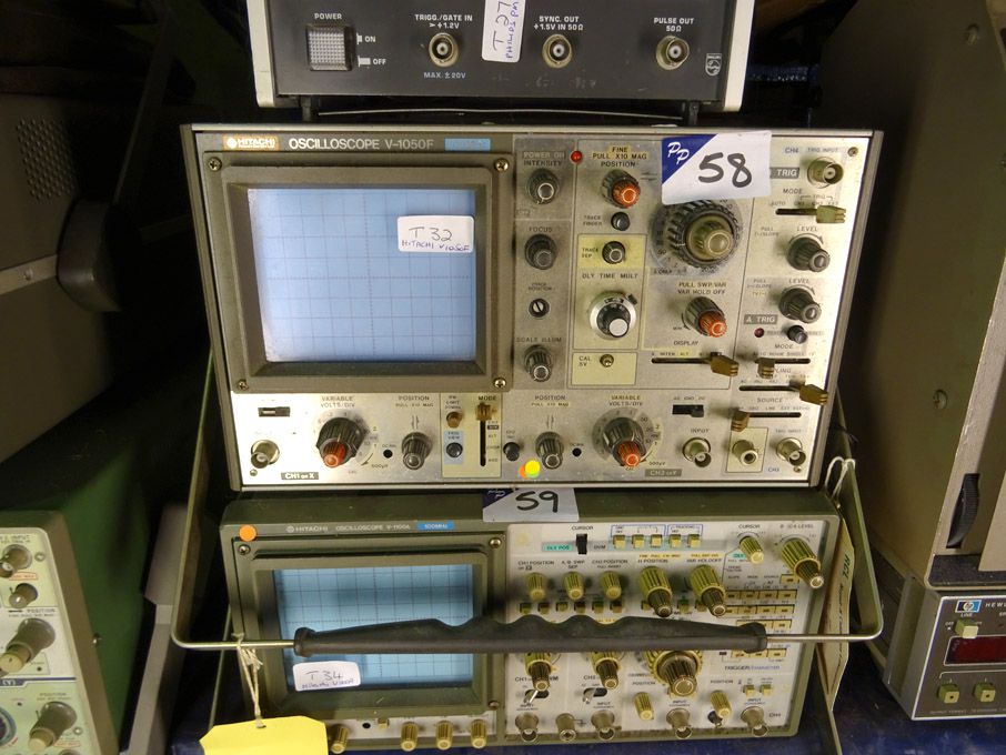 Hitachi V-1050F oscilloscope, 100MHz - lot located...