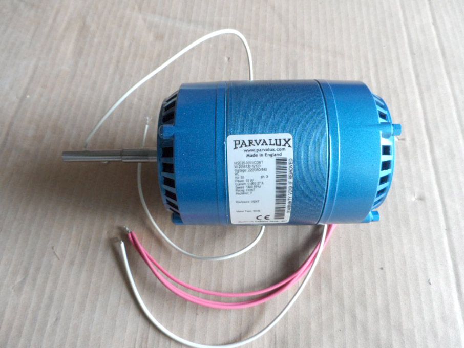 5x Parvalux MSD28-0051/CONT 3 phase AC motor, 1400...