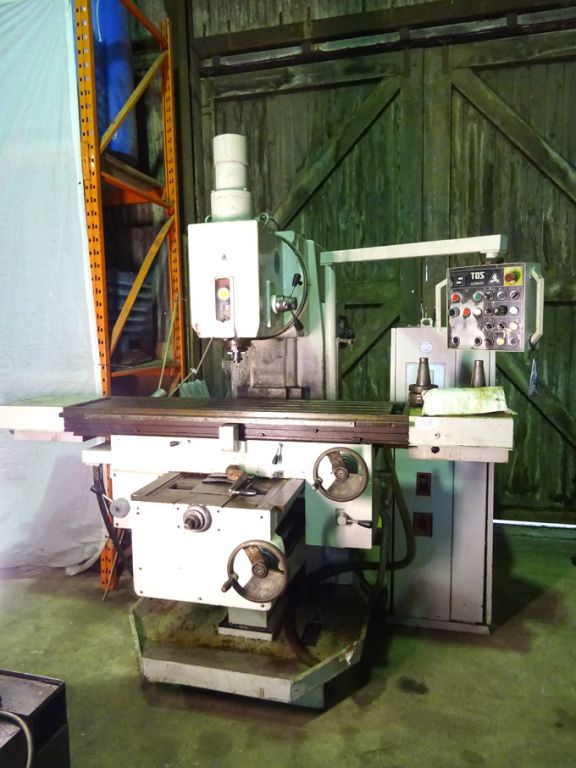 TOS FGV-40 universal milling machine, 1600x400mm t...