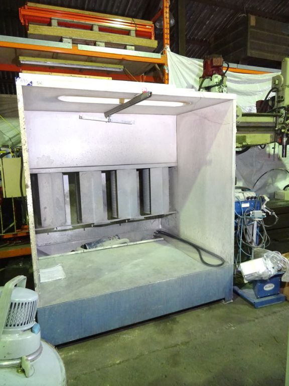Nordson Monocoat spray booth, built in lights, 180...
