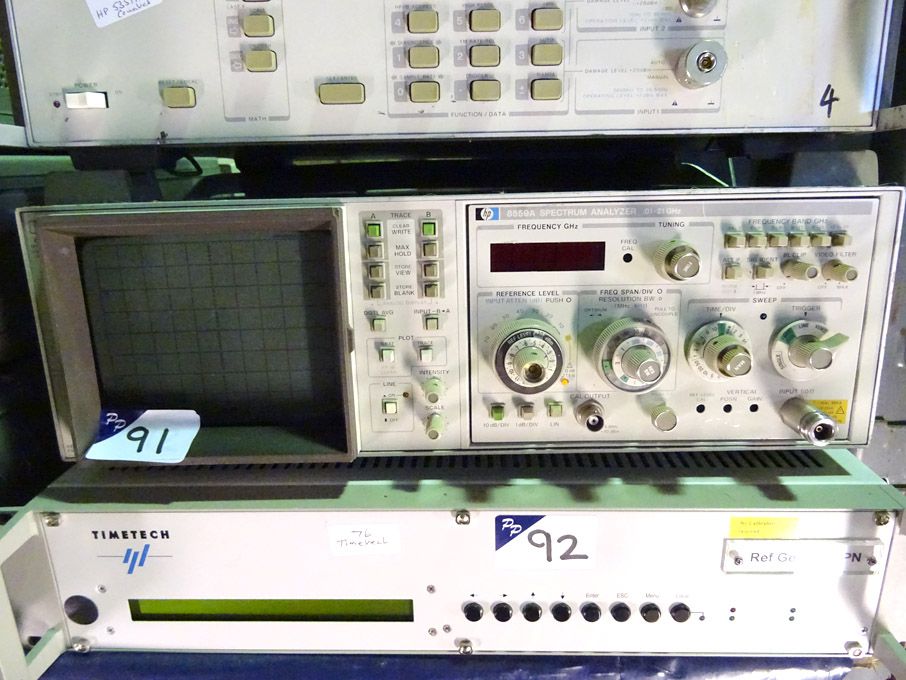 HP 853A / HP 8559A spectrum analyser / display, .0...