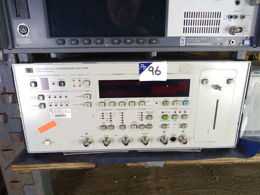 HP 3764A digital transmission analyser - lot locat...