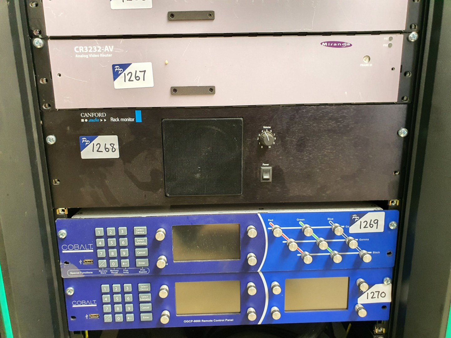 Canford 76-362 rack type audio monitor
