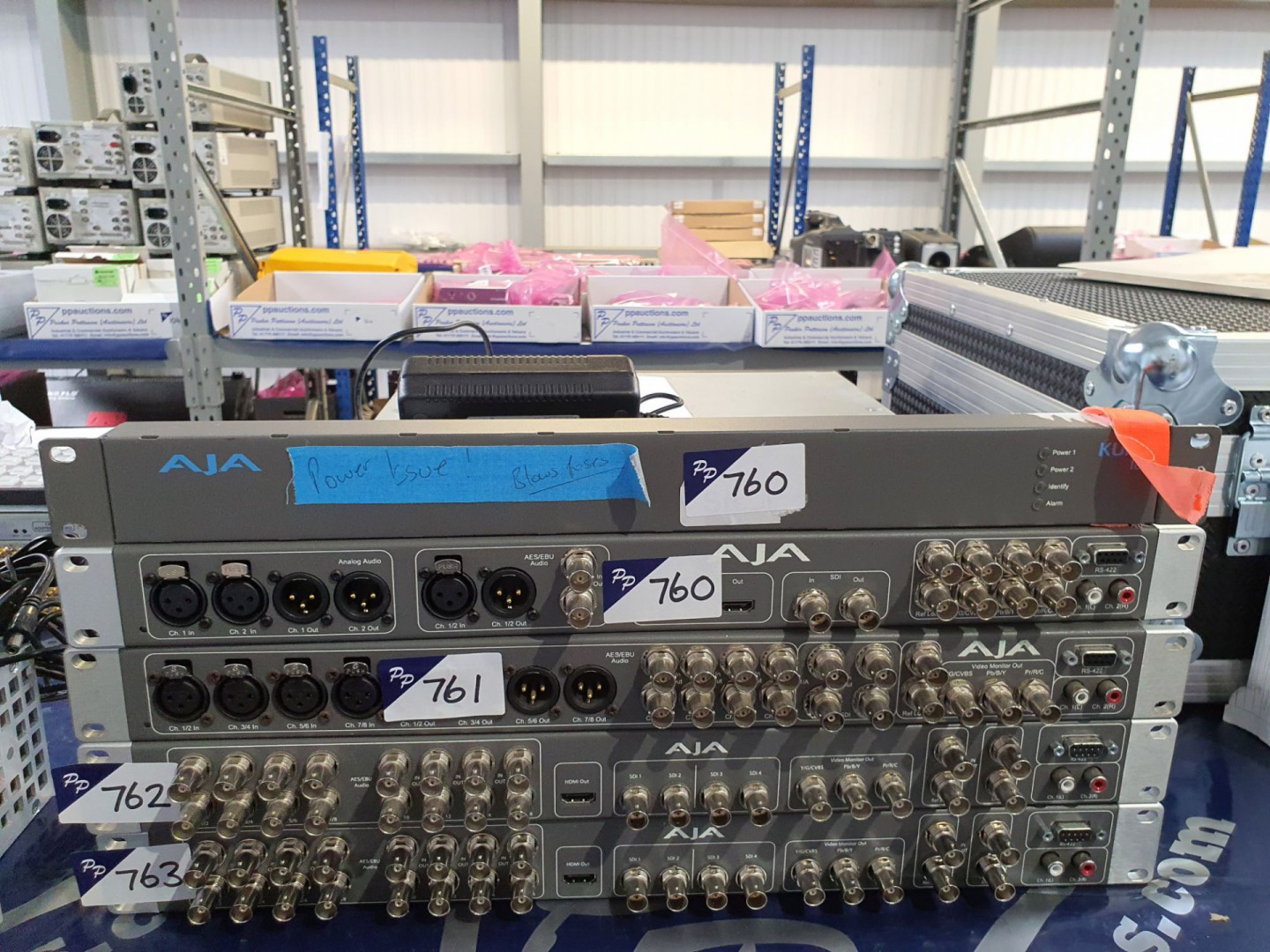 AJA KLHi-Box, AJA 1616 Kumo router (spares or repa...