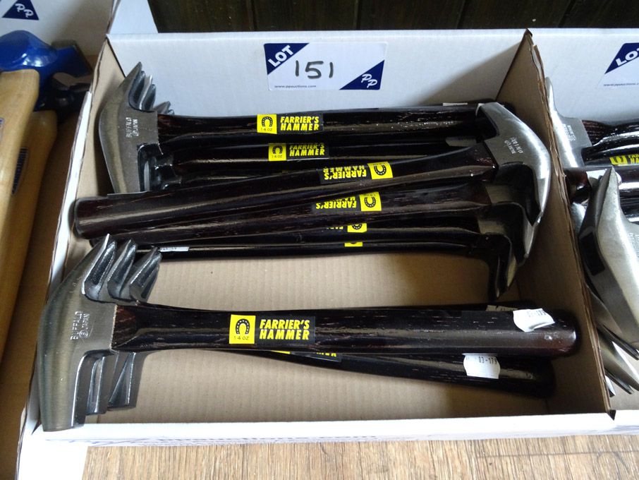 12x Buffalo 14oz farriers hammers (unused)