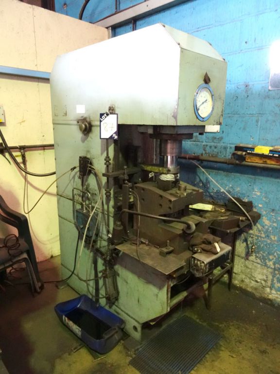 Ward-Forsyth V030 30ton hydraulic press (cold clip...