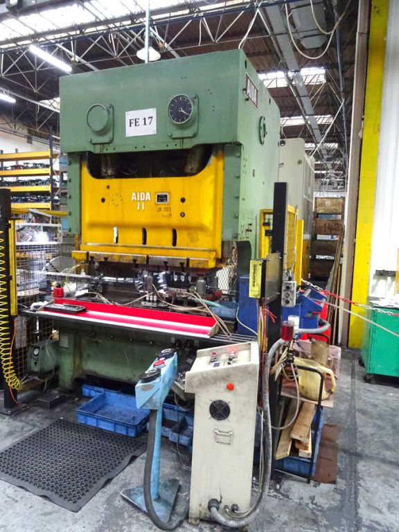 Aida NC2-11(2) mechanical press, 110ton capacity,...