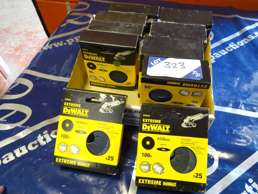 10 boxes (25 per box) Dewalt Extreme 125mm dia ang...