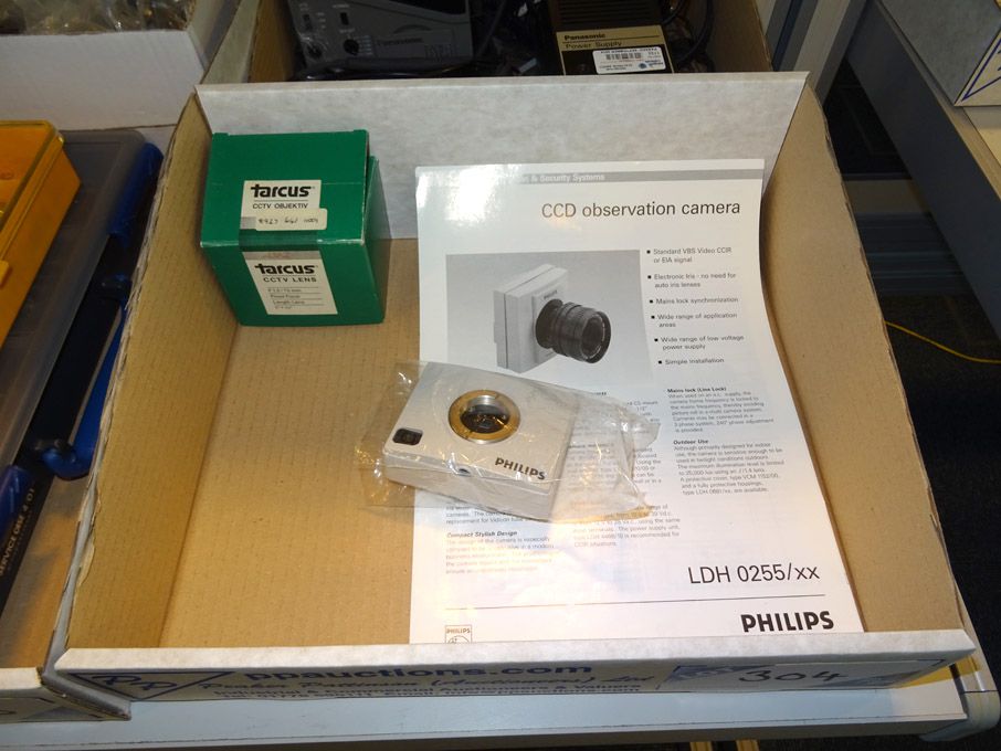 Philips CCD observation camera with Tarcus CCTV le...