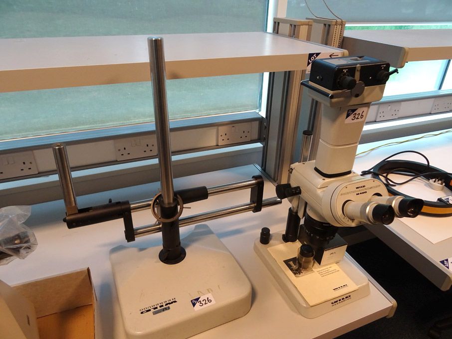 Wild Heerbrugg M400 stereo microscope with stand