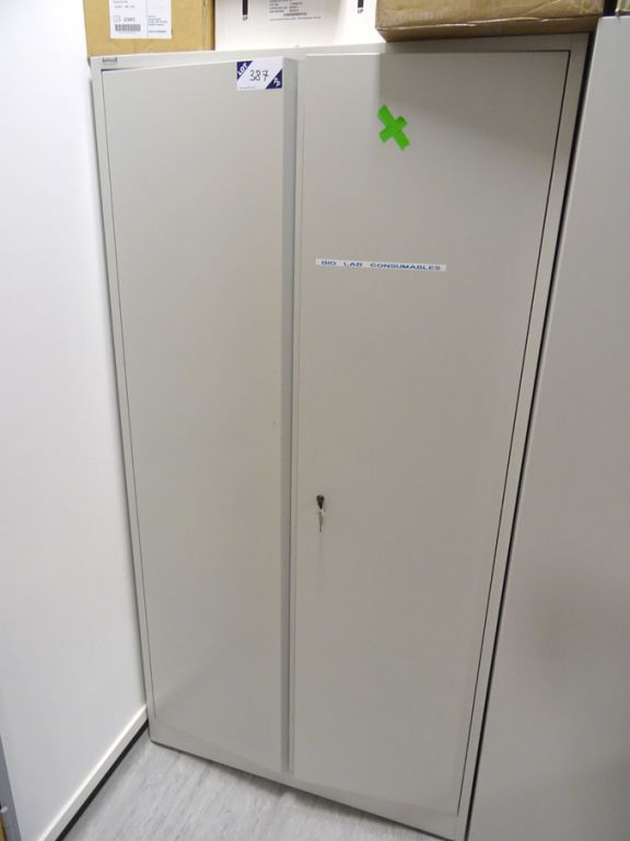 Ahrend 2 door multishelf storage cupboard, 1000x45...