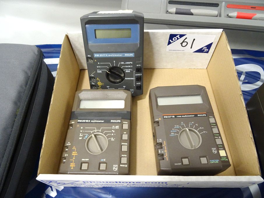 Philips PM2518X, PM2517 & PM2718 multimeters